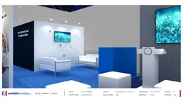 20x40 Île booth design by Exhibit-Rentals